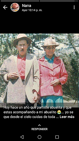 la partida de mi abuela