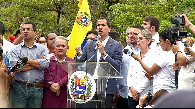 Juan Guaidó autoproclamado presidente de Venezuela.