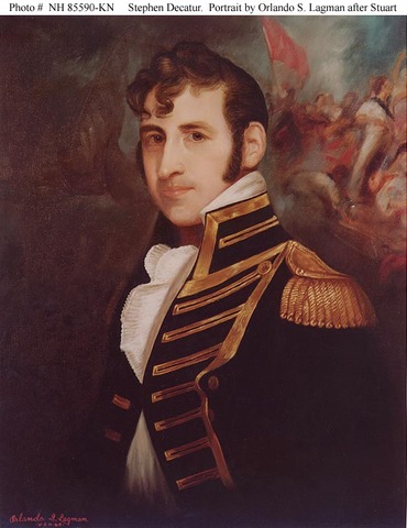 Stephen Decatur destroys the Philadelphia