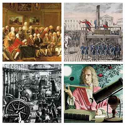 Timeline: Acontecimientos importantes desde el siglo XV al XVIII