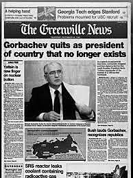 Gorbachev resigned