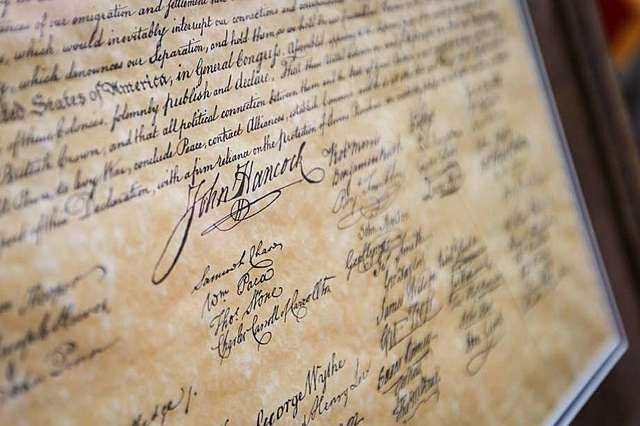 The Declaration of Independence is approved by congress