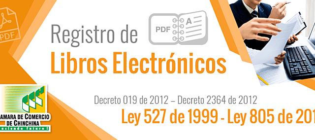 9.Inscripción de libros en la Cámara de Comercio