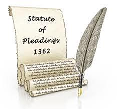 The Statute of Pleadings