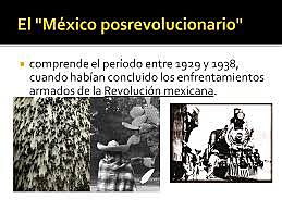 Reformas del periodo posrevolucionario de 1917-1970