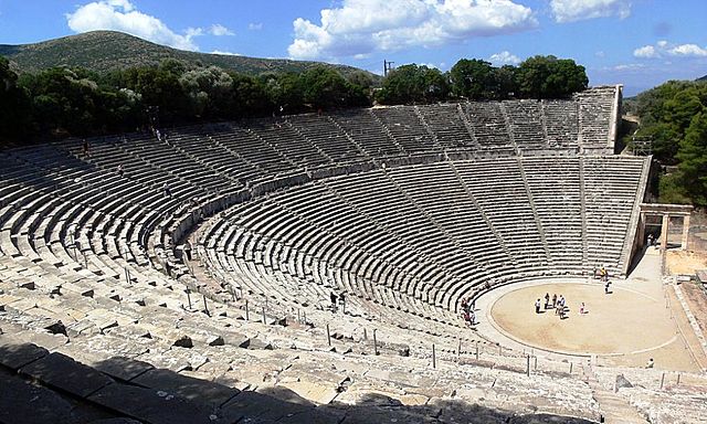 Theater van Epidauros, architectuur