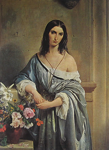 Hayez, pensiero malinconico