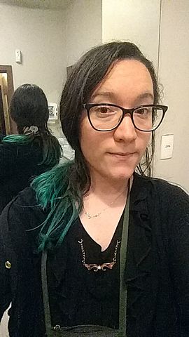 Tirando foto no congresso pra enviar pro Yan