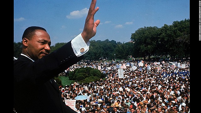Martin Luther King delivered his speech