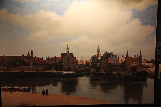 Gezicht op Delft, schilderkunst
