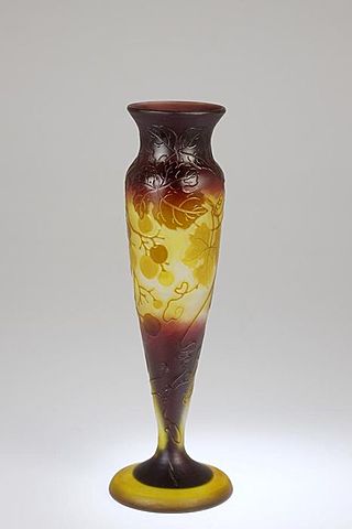 Vaas van Emile Gallé, design