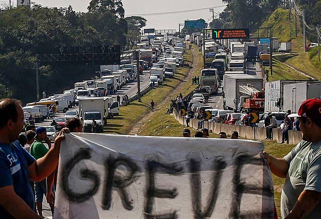 greve dos caminhoneiros