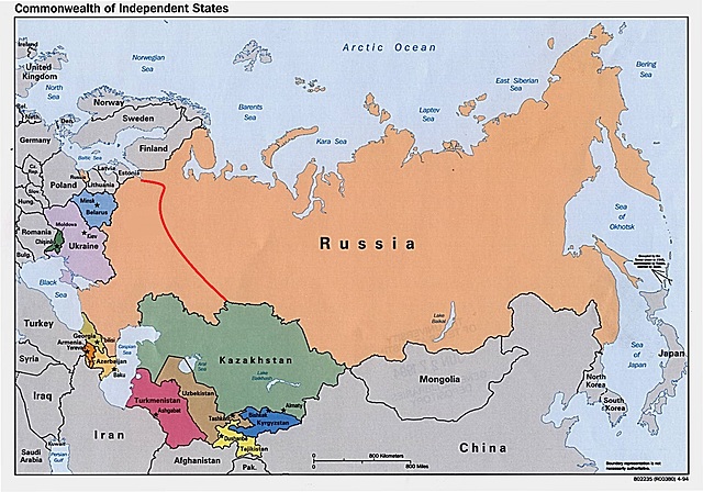 In 2023, a new country will be created with a Russian earth part