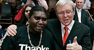 Prime Minister Kevin Rudd says 'Sorry' to the Stolen Generations