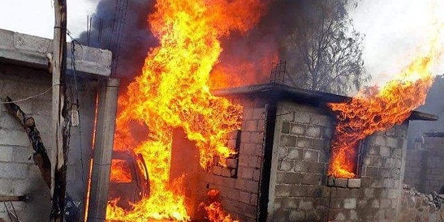 Heridos por explosión de bodega huachicolera