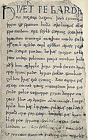 The First English poem