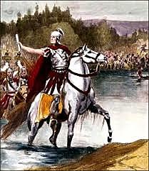Military leader Julius Caesar led his army into Gaul