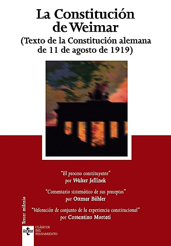 LA CONSTITUCIÓN ALEMANA DE WEIMAR