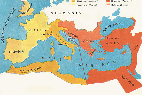 The Roman Empire Divides