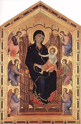 Schilderkunst, Tronende Madonna
