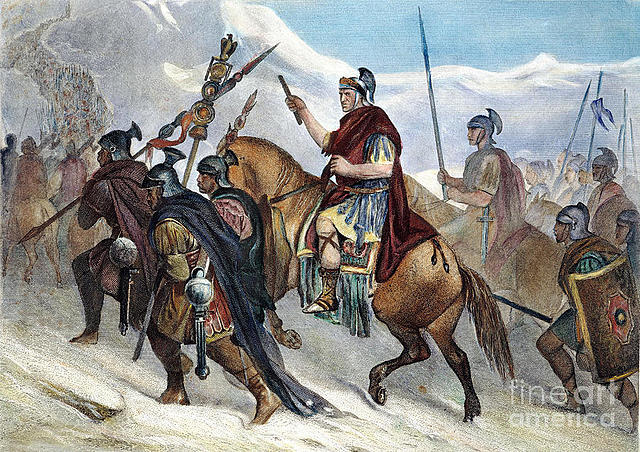 264 B.C. to 146 B.C., Rome fought the three Punic Wars against Carthage.