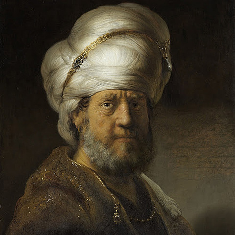 Man in Oosterse kleding