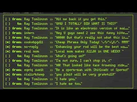 The first program to send email