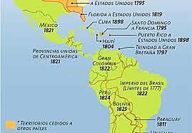 INDEPENDENDENCES OF SPANISH COLONIES