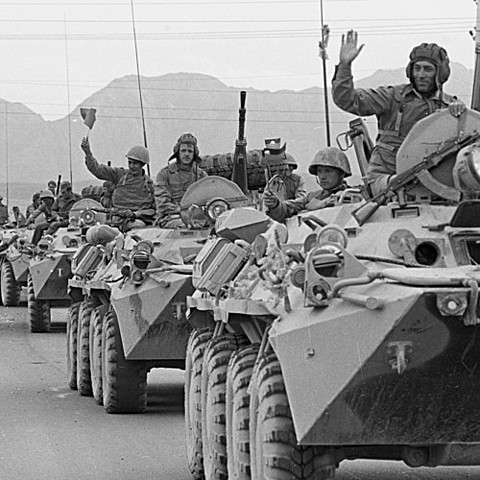 Soviet Troops withdraw from Afghanistan