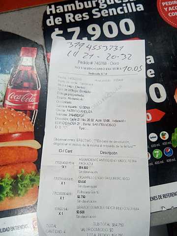 CANDELARIA, PRIORIDAD BAJA.