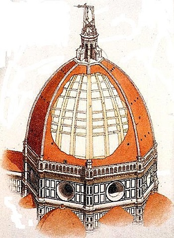 Brunelleschi designs the Florence Cathedral dome.