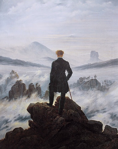 Il viandante sul mare di nebbia