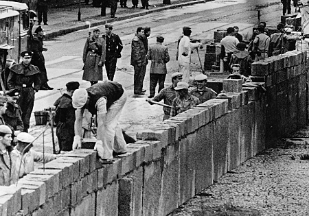 Berlin wall made