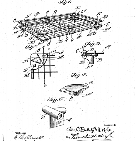 Escorredor de louça simples em metal