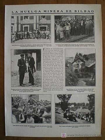 Huelga minera en Bilbao