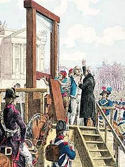Louis XVI executed
