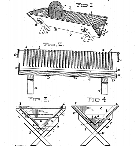 Escorredor de pratos em madeira