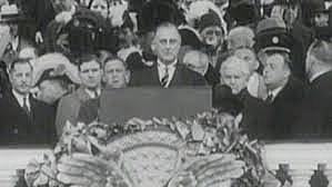 FDR inaugurated
