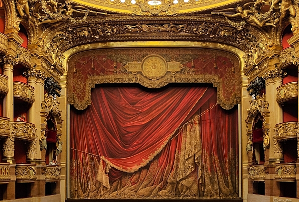 Curtained Stage