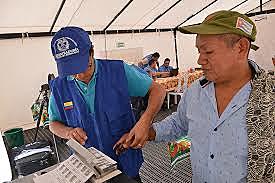 Cedulación de integrantes de las Farc