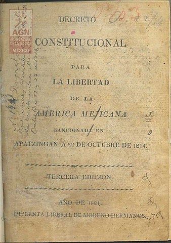 PRIMERA CONSTITUCIÓN EN MÉXICO