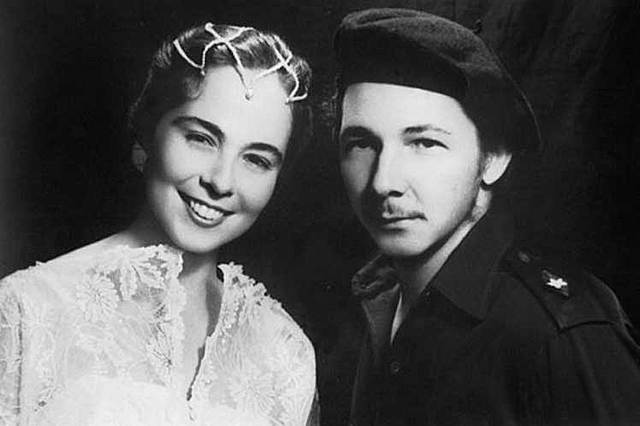 Raúl Castro y Vilma Espín Guillois