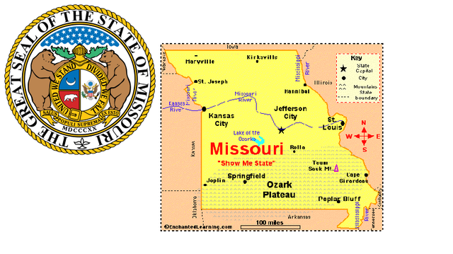 Missouri is admitted to the Union as a slave state.