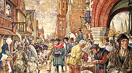 Timeline: De middeleeuwen