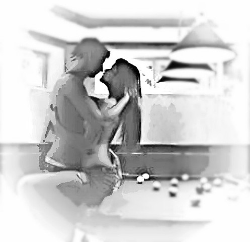 Date playing pool