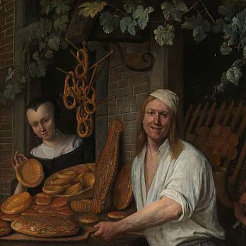 Bakker Arent Oostwaard en zijn vrouw Catharina Keizerswaard.