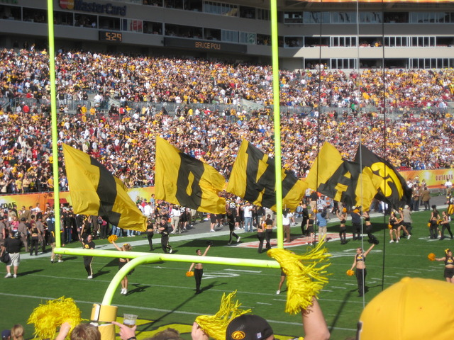 My first Iowa football game