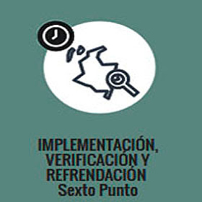 Timeline: Implementación, verificación y refrendación.