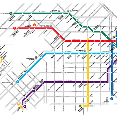 Timeline: Inauguraciones de las líneas de subtes
