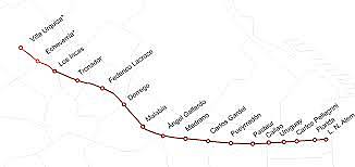 Inaguración de la línea E